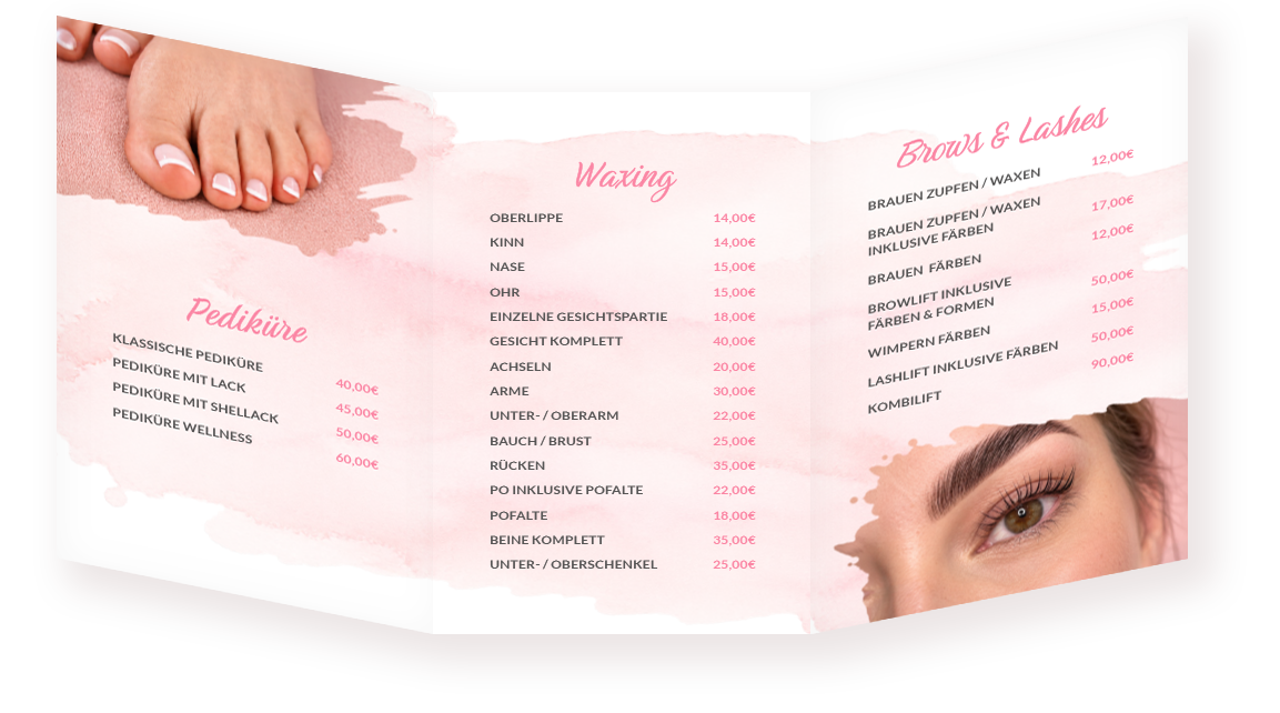 Jasmins Preisliste